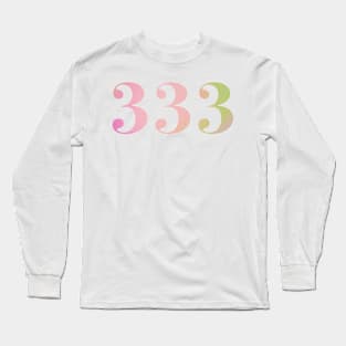 angel numbers 333 Long Sleeve T-Shirt